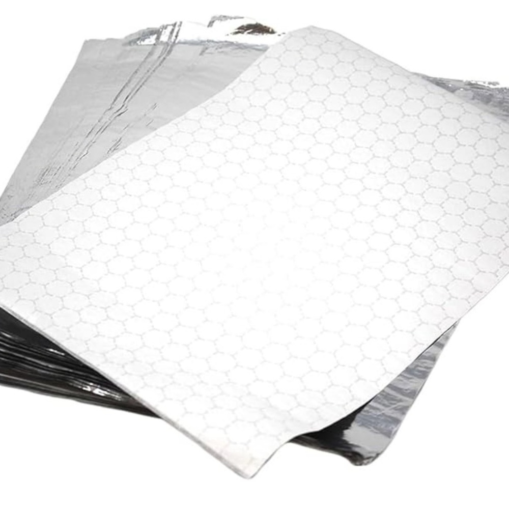 Silver Foil Insulation Sheets 14”x16” 100 sheets NIP